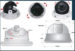 Plastic Ir dome cameras