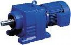 R series helical gearbox motor