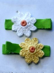 Crochet Hair Clips