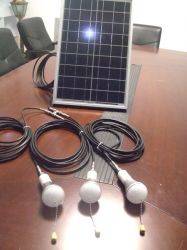 Solar home lighting system LED green energy