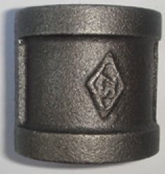 black malleable iron pipe fitting socket