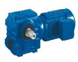 S series worm helical gear motor