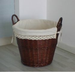 wicker laundry basket