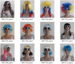 2012 New Fashion Holiday Wigs Different Colors