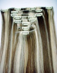 clip in human hair weft