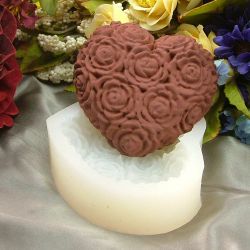 C0053 chocolate silicone mold heart mold