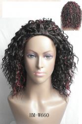 2012 Hot Sale Fashion African American Synthet wig