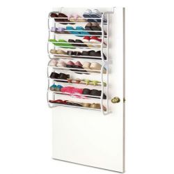 24-pair mounted on door shoe rack