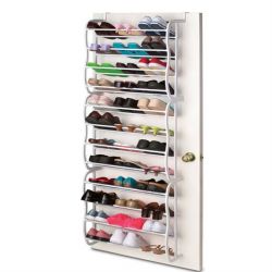 36-pair over the door shoe rack