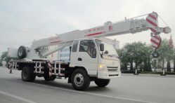 12 ton dual winch 4 arms truck crane