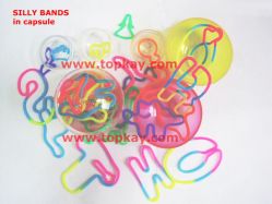 Silly Band, Rubber Bands, Silicone Bands, Capsule
