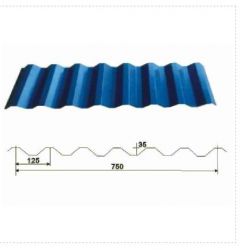 Trapezoid Steel Roofing Sheet Yx35-125-750