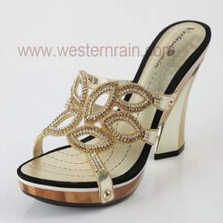 Lady Leather High-heeled Sandals Model 9175-4