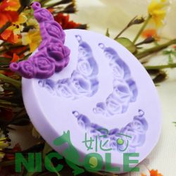 F0169 mini flower silicone mold soap mould