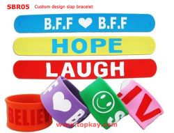 Slap bracelet, snap bracelet, wristband