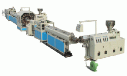 PVC fiber reinforced pipe extrusion line