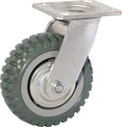 Heavy Duty Pu Caster With Tyre Veins