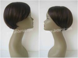 heat resistant fiber synthetic hair mono wig