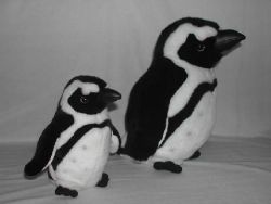 Stuffed 8\" Standing Penguin, Plush Toy, Wild Anima