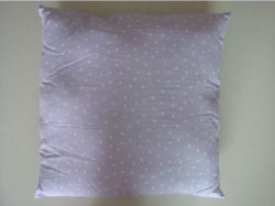 cotton or polyester cushion