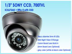 700tvl Vandalproof Ir Dome Camera Dvi20-70 $28.30