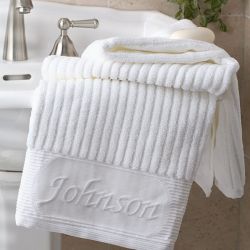 Chromatic dobby towel