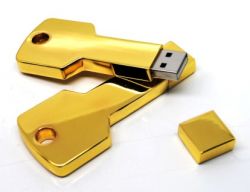 Gold Key Usb Flash Drives,gold Usb Flash Disk