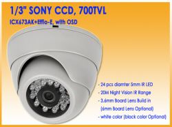 700tvl Plastic Ir Dome Camera Dit20-70 $28.90