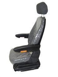 Seat for industrial machinery