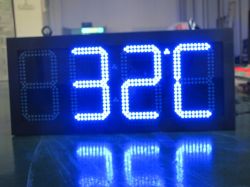 Led Time Temperature Sign