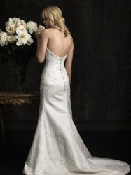 Long train princess wedding gowns