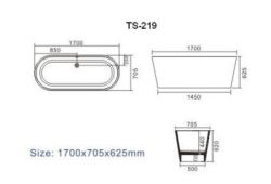 Hot-sell solid Surface Bathtub 