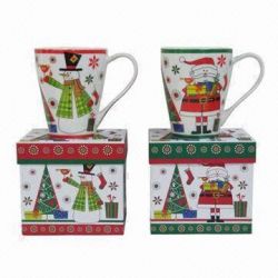  Christmas Ceramic Mug With G 