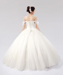 Classic Strapless Chapel Train wedding dresses