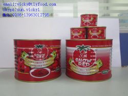 Double Concentrated Tomato Paste With Brix 28%-30%