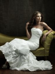 Wholesaletaffeta Strapless A-line Wedding Dresses 