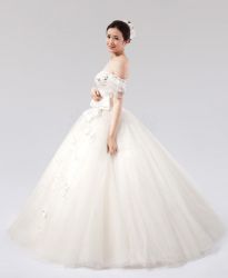 Classic Strapless Chapel Train wedding dresses