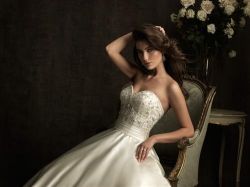 Sexy sweetheart corset wedding dresses