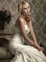 2012 wholesale Beading Satin  Wedding gowns 