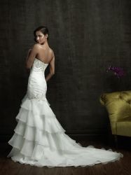 Wedding Gowns 2012 CheapSlim A line strapless gown