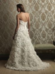 2012 wholesale Beading Ruffles Wedding gown