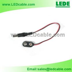 9v Battery Clip With Dc Plug, Dc Power Cord