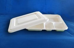  disposable tableware  5-compartment tray  