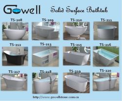 Gowell black bathtub 