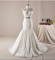 2012wholesale Beading Taffeta Wedding Gowns 