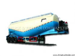 Three Axles Bulk Cement Semi-trailer, 30-50m3
