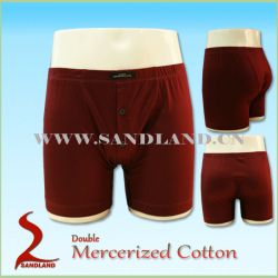 Mercerized Cotton Underwear Boxers