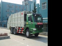 HOWO 6X4 Compressed Refuse Collector,16m3