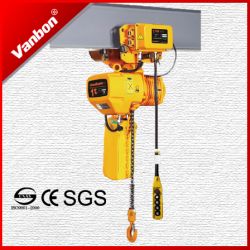 Vanbon/oem Electric Chain Hoist 1t Trolley Type