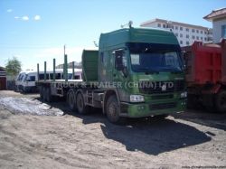 Log Transport Semi-trailer, logging, timber